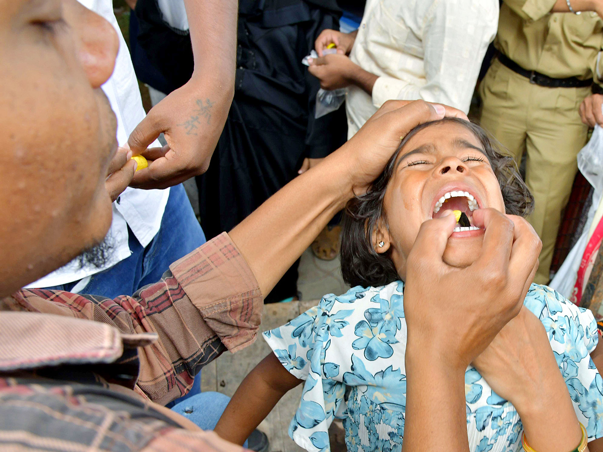 Fish Prasadam Distribution At Exhibition Ground In Nampally: Photos3