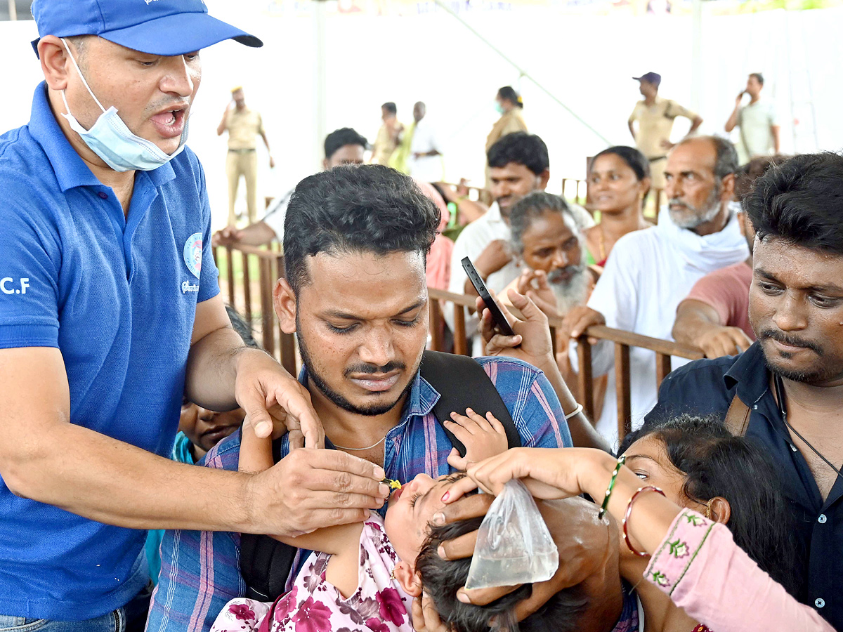 Fish Prasadam Distribution At Exhibition Ground In Nampally: Photos8