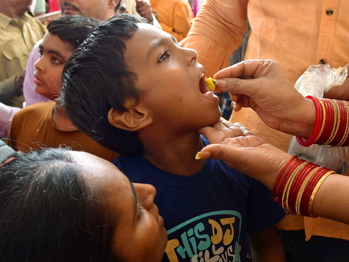 Fish Prasadam Distribution At Exhibition Ground In Nampally: Photos10