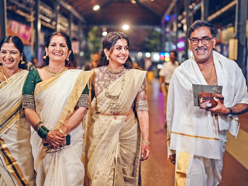 Meera Nandan Ties The Knot With Sreeju In Guruvayoor Temple Kerala Photos25