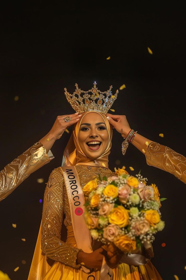 Moroccan Beauty Won Worlds First Miss AI Beauty Pageant5