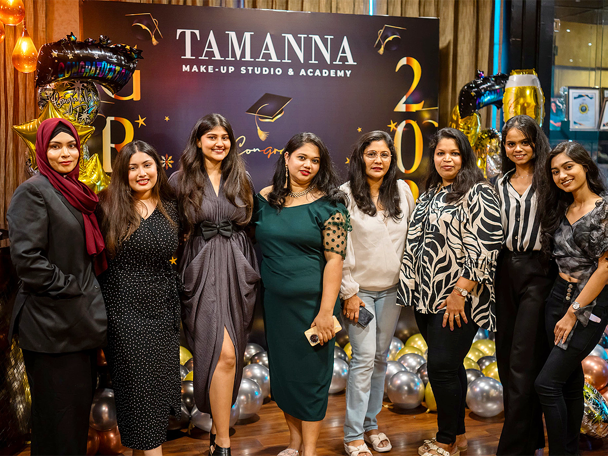 Grand Graduation of Tamannaah Makeup Studio Photos1