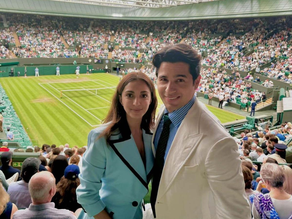 Sidharth Malhotra And Kiara Advani Stunned At Wimbledon Quarter Final Match2