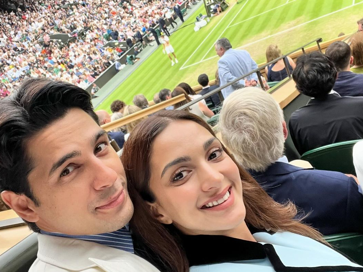 Sidharth Malhotra And Kiara Advani Stunned At Wimbledon Quarter Final Match4