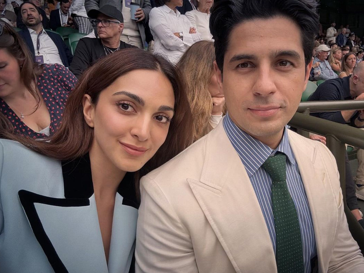 Sidharth Malhotra And Kiara Advani Stunned At Wimbledon Quarter Final Match5