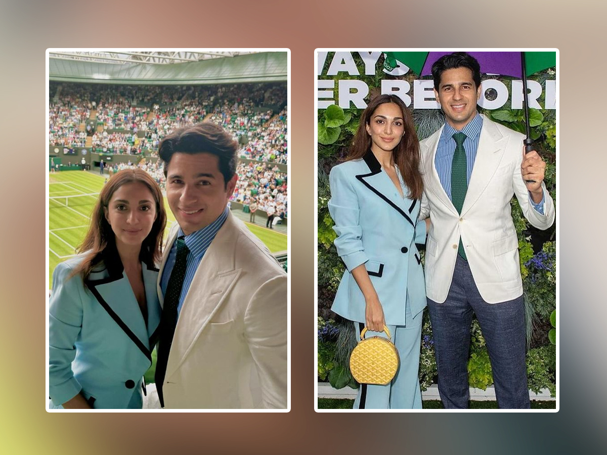 Sidharth Malhotra And Kiara Advani Stunned At Wimbledon Quarter Final Match1