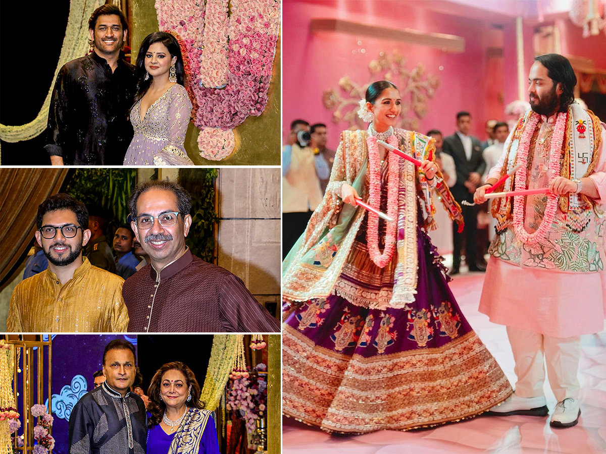 Celebrities in Anant Radhika Wedding And Ambani Family Dandiya Dance Photos1