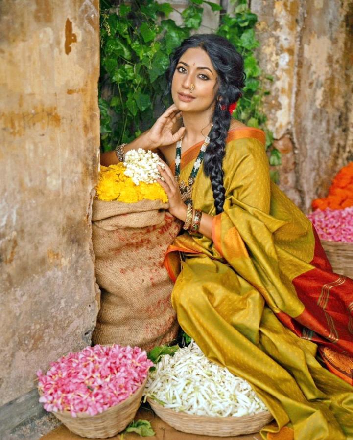 Indian Actress Navya Nair Traditional Saree Photoshoot Goes Viral In Social Media6