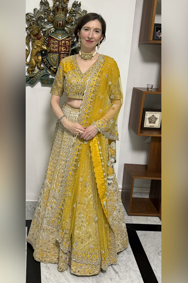 Celebs Wore Beautiful Ghagra And Lehenga For Radhika And Anant Wedding23