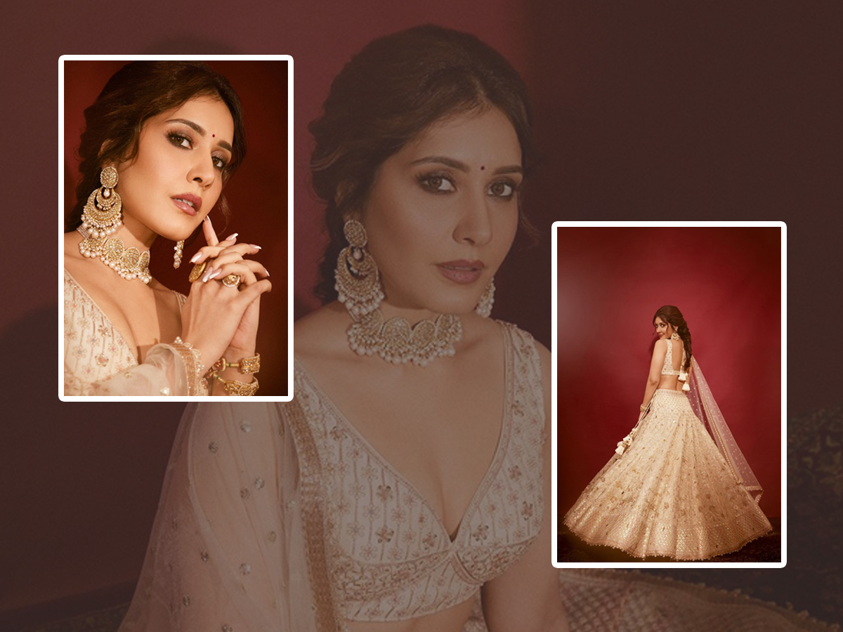 Raashii Khanna Stuns Internet With White Lehenga: See Pics1