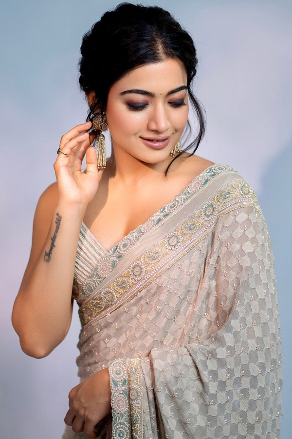 Tollywood Beauty Rashmika Mandanna Stylish Looks In Yellow Lehenga10