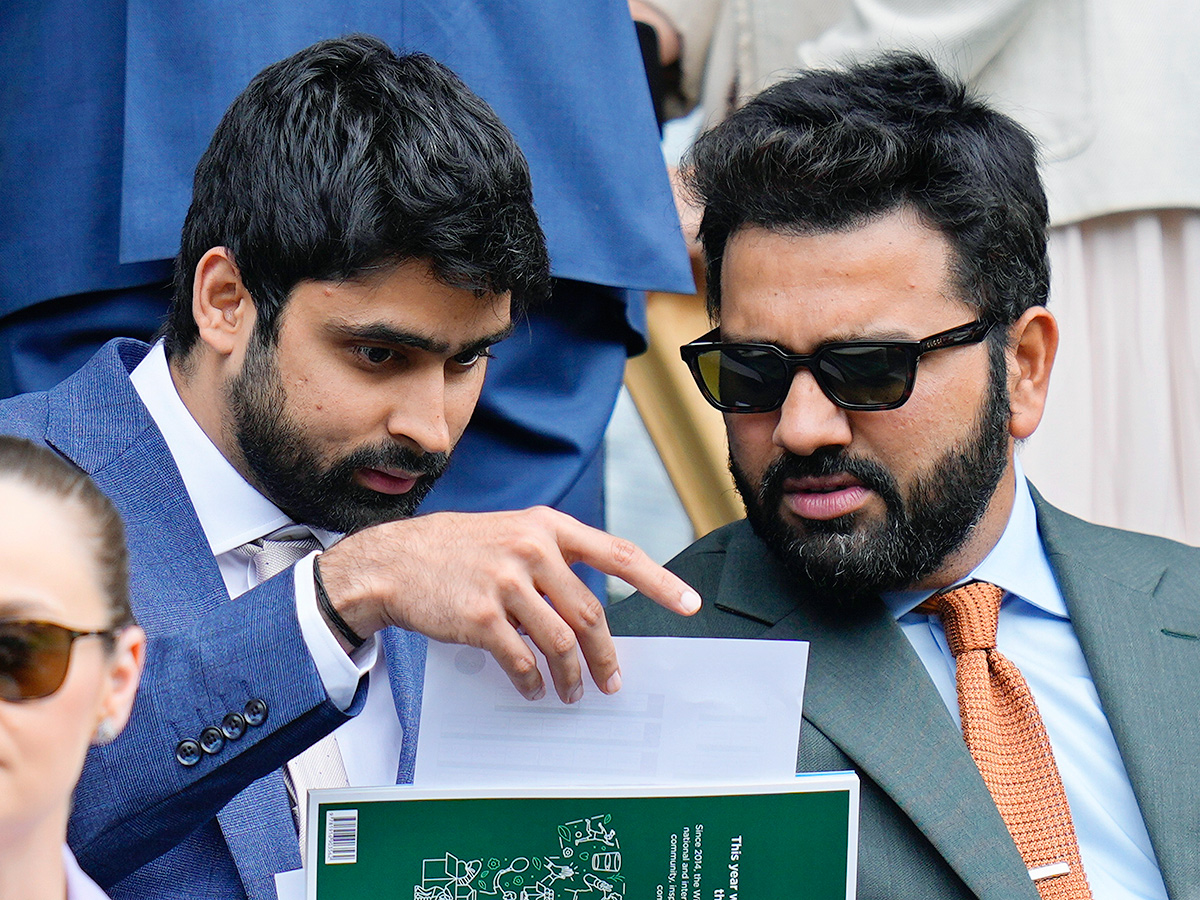 Rohit Sharma Wimbledon tennis championships in London1