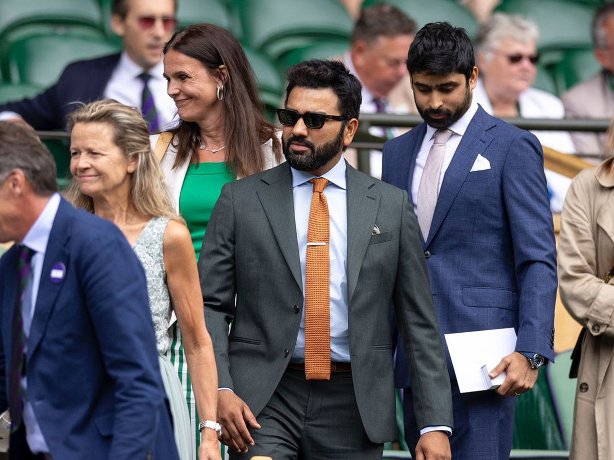 Rohit Sharma Wimbledon tennis championships in London3