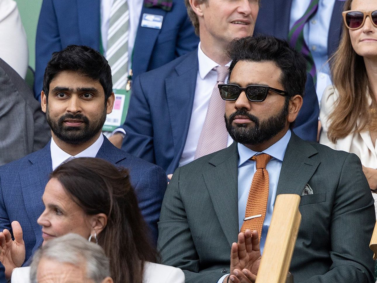 Rohit Sharma Wimbledon tennis championships in London4