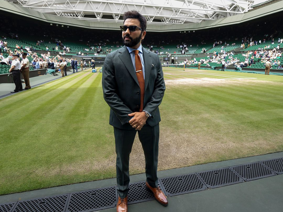 Rohit Sharma Wimbledon tennis championships in London5