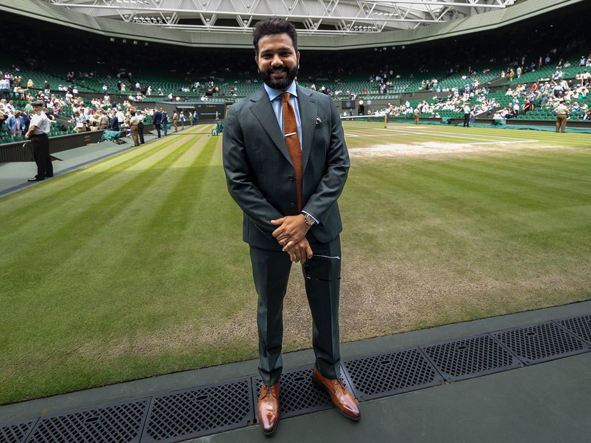 Rohit Sharma Wimbledon tennis championships in London6