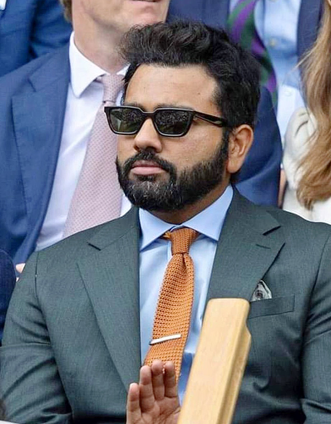 Rohit Sharma Wimbledon tennis championships in London7