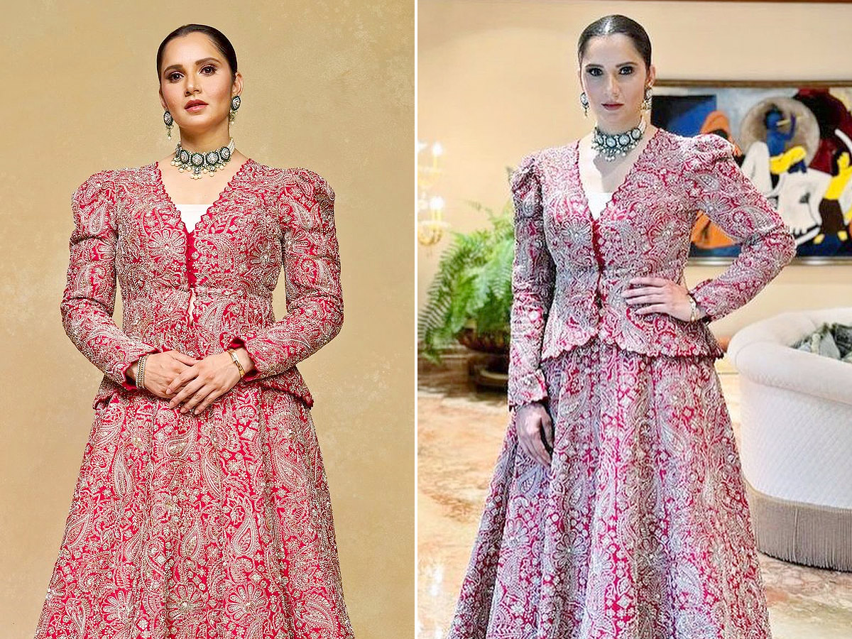 Sania Mirza brings elegance to Anant Ambani And Radhika Merchant post wedding Photos1