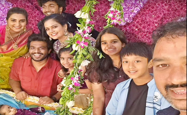 Tv Actress Maheshwari Son Naming Ceremony Photos13