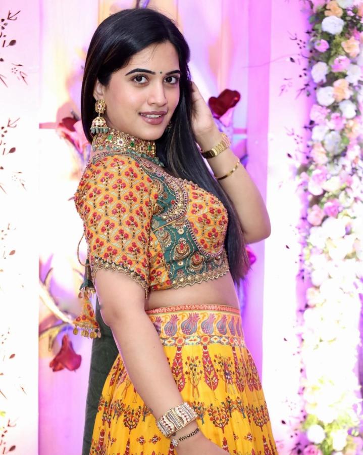 Sravanthi Chokarapu Latest Saree Photos Goes Viral10