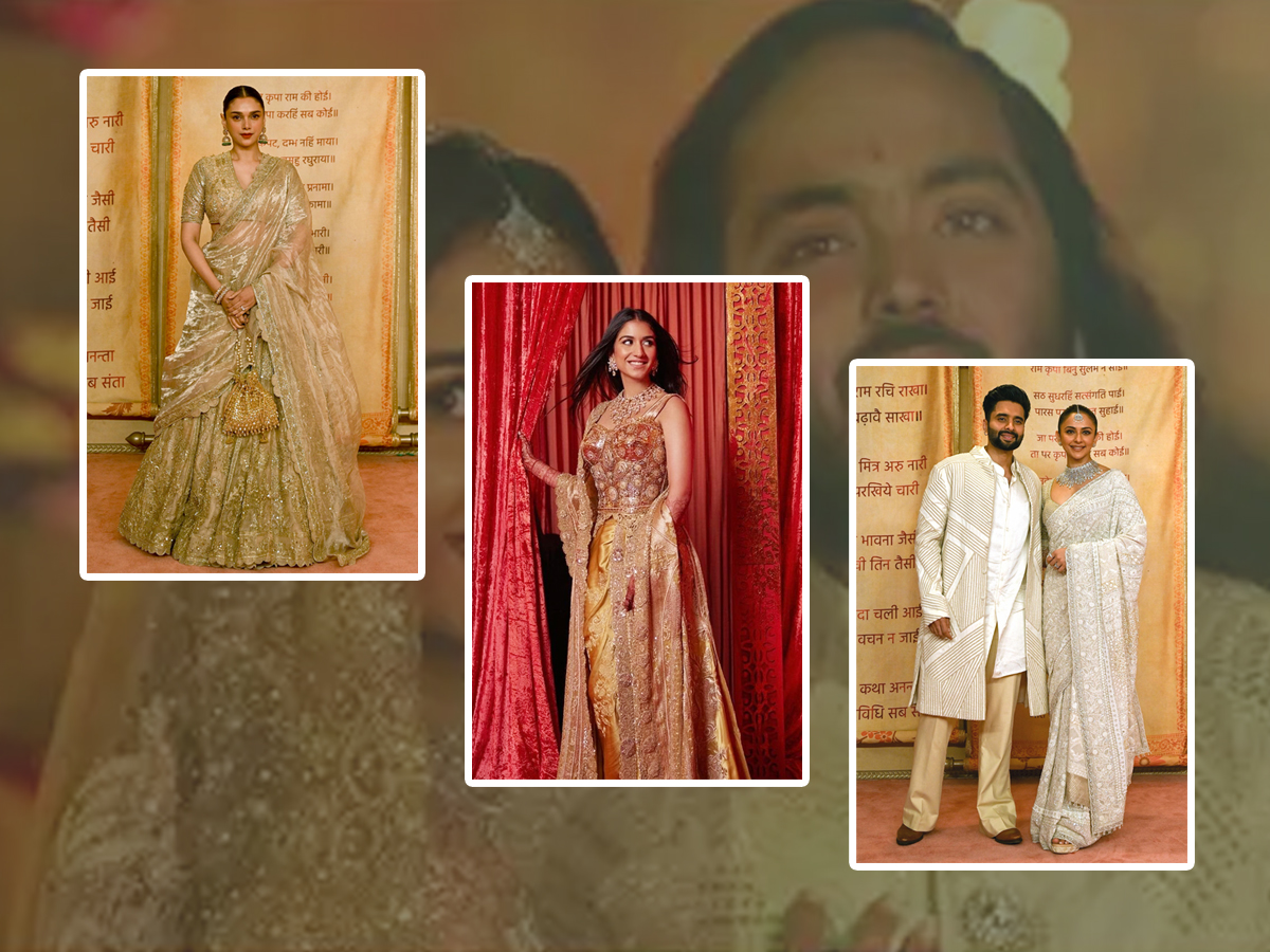 Celebrities Buzz At Anant And Radhikas Reception1