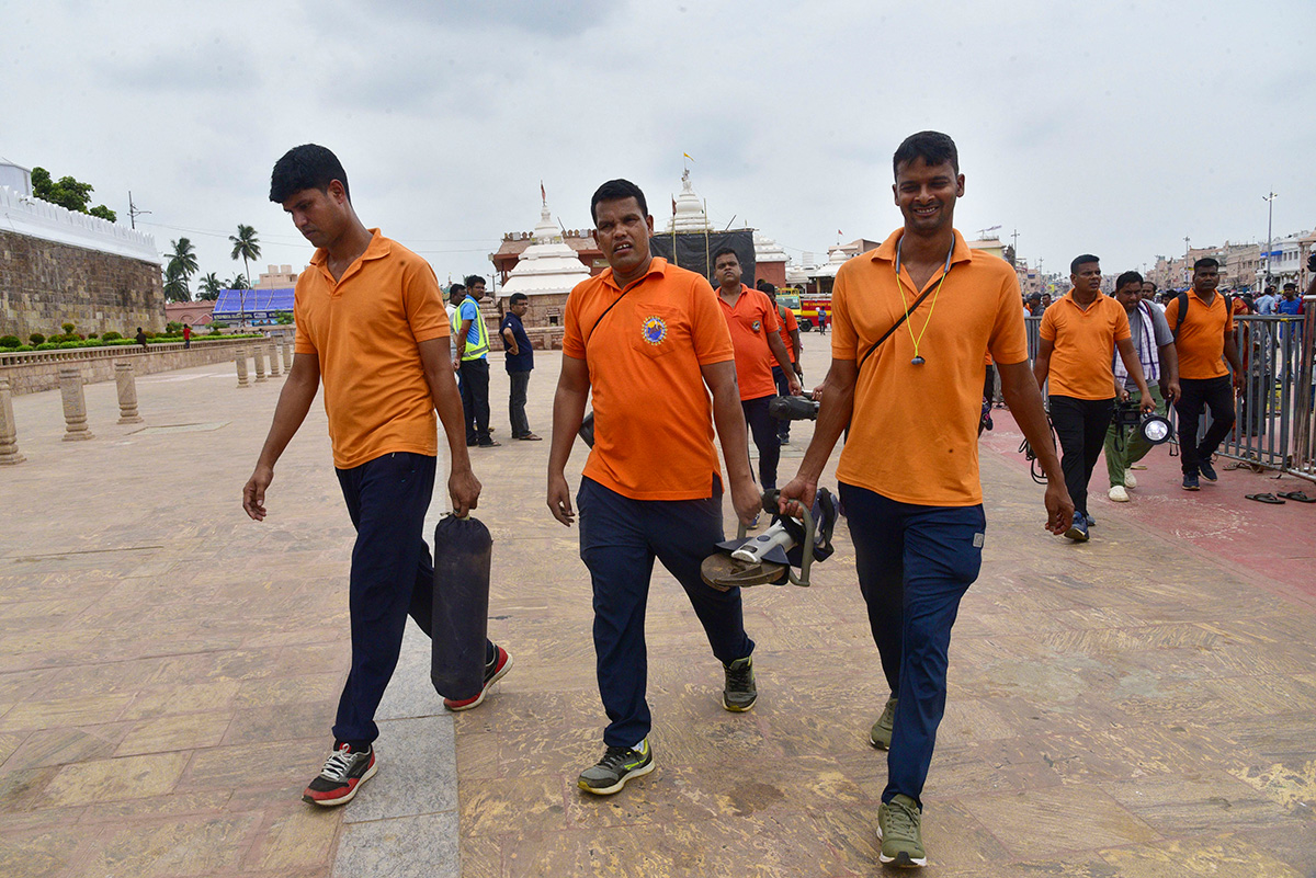 Jagannath Temple during reopening of the temple's Ratna Bhandar11