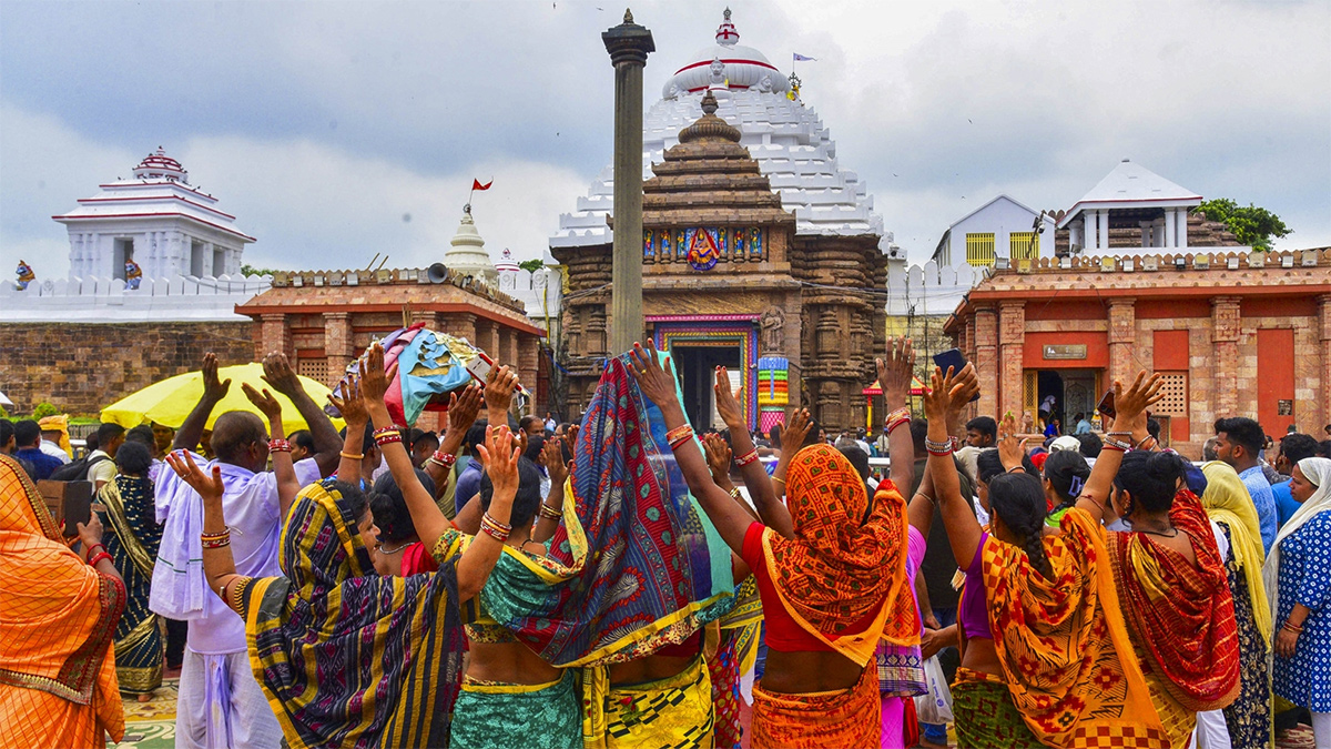 Jagannath Temple during reopening of the temple's Ratna Bhandar4