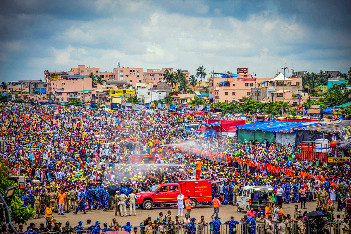 Jagannath Temple during reopening of the temple's Ratna Bhandar5