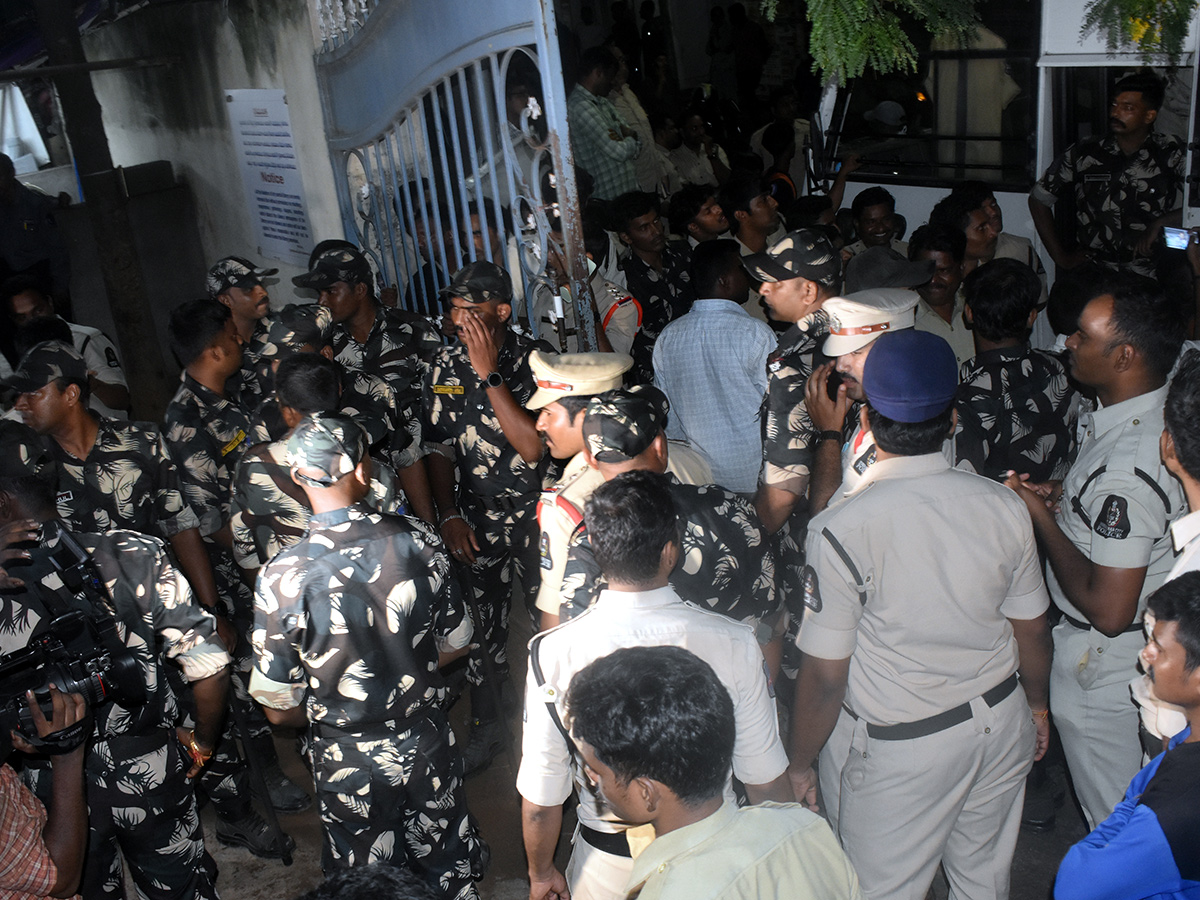 Protests break out at City Central Library at Chikkadpally in Hyderabad10