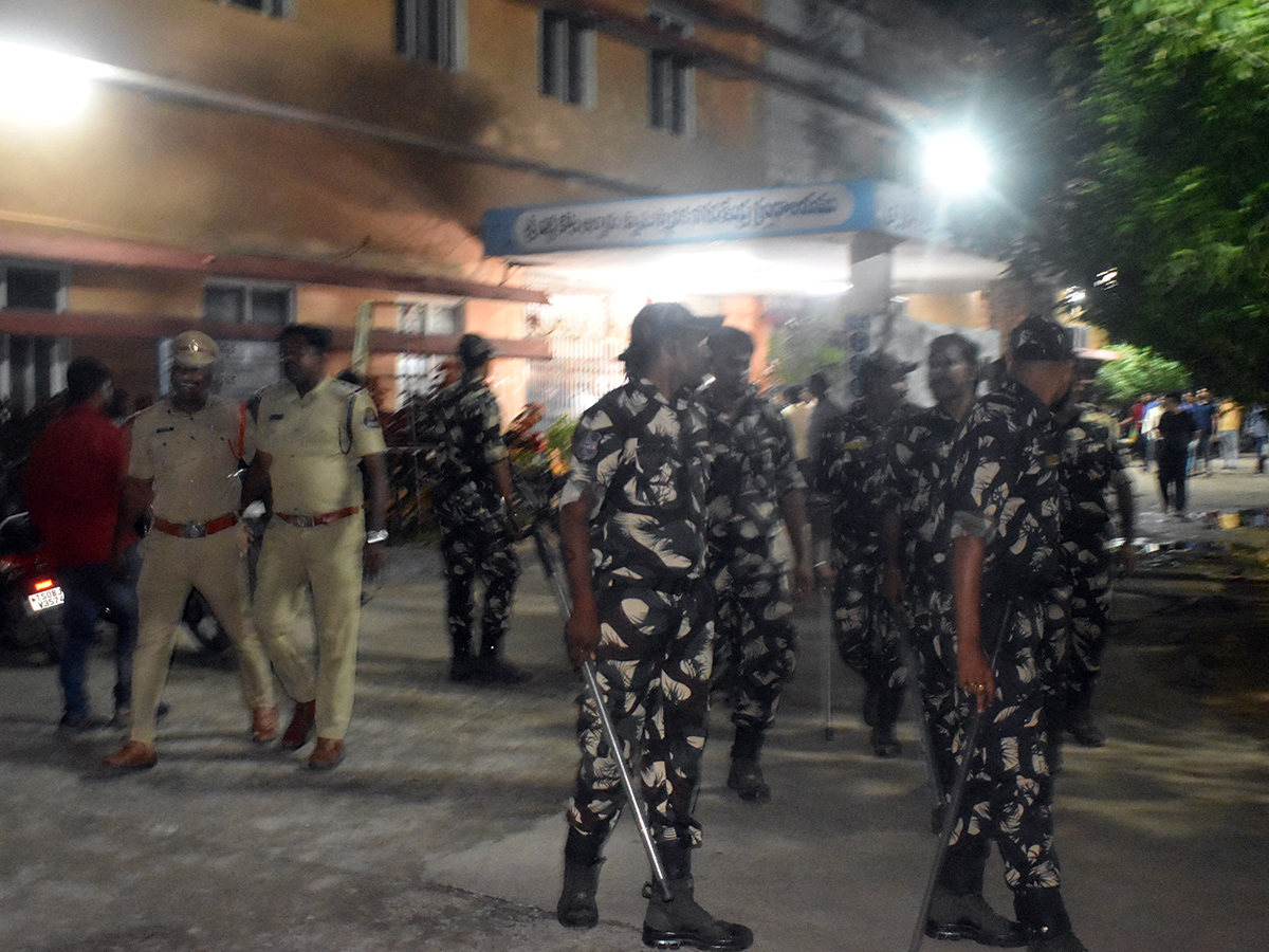 Protests break out at City Central Library at Chikkadpally in Hyderabad11