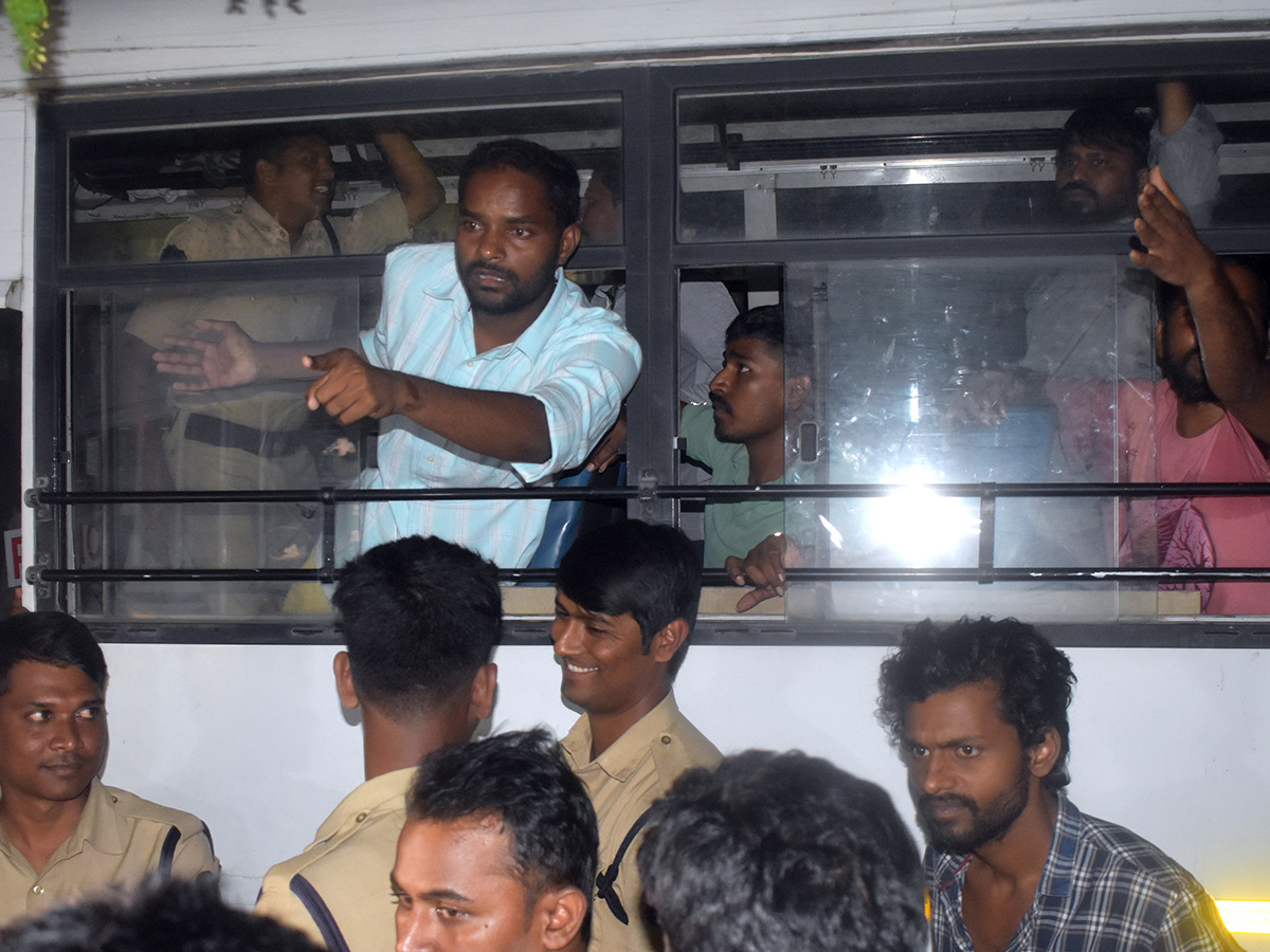 Protests break out at City Central Library at Chikkadpally in Hyderabad14