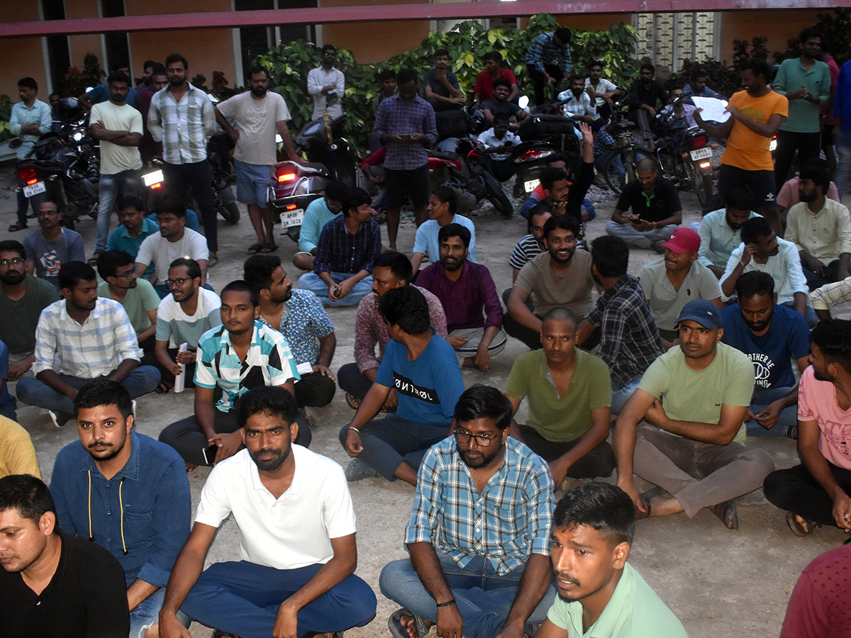 Protests break out at City Central Library at Chikkadpally in Hyderabad20