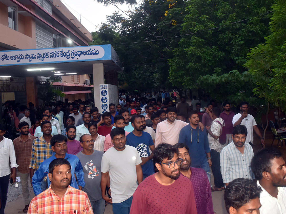 Protests break out at City Central Library at Chikkadpally in Hyderabad22