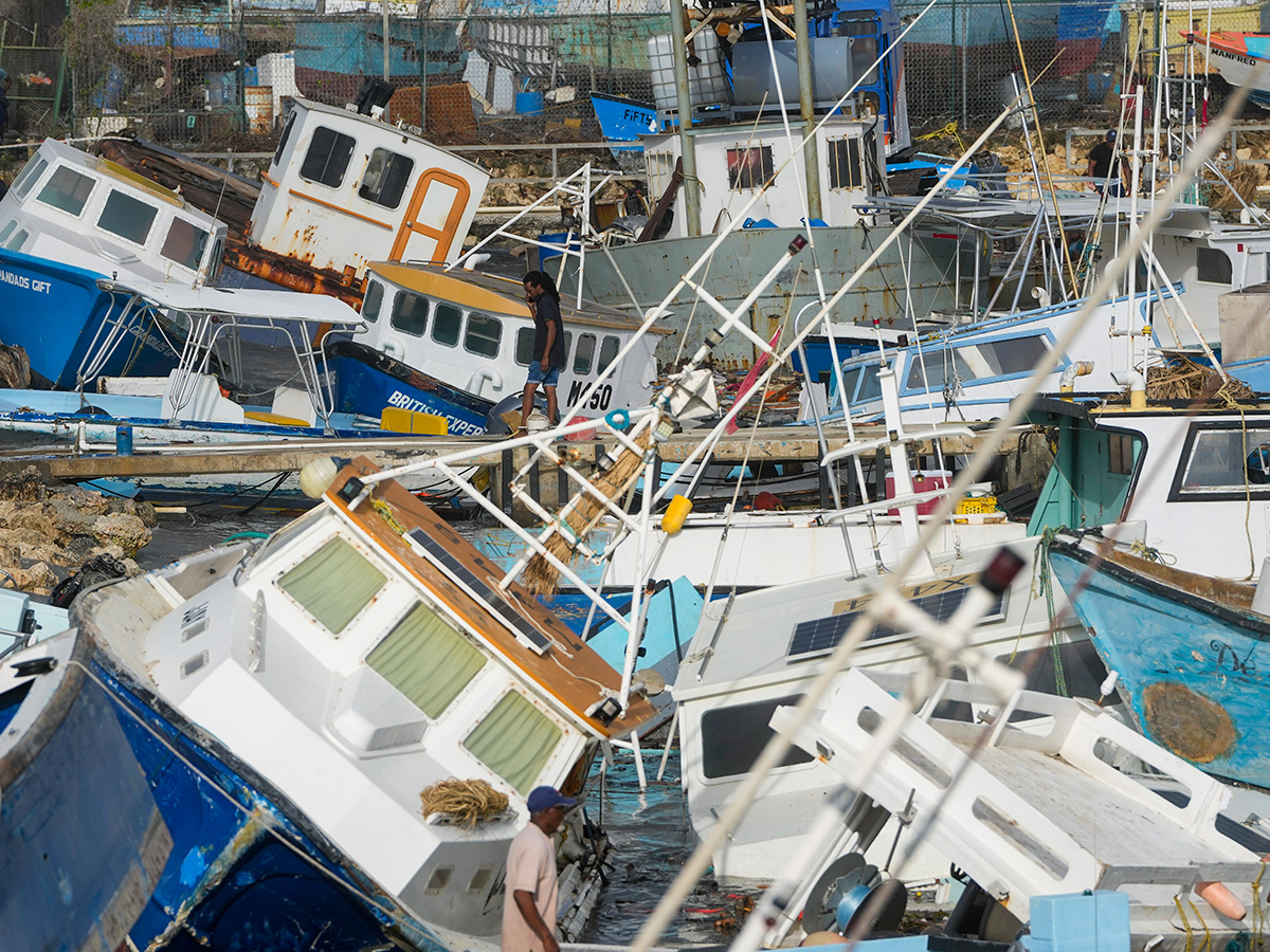 Hurricane Beryl passed through Oistins in Barbados: Photos1