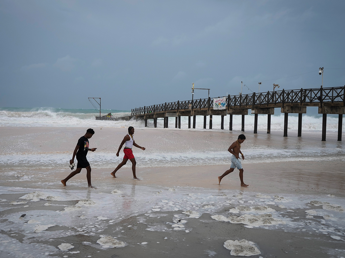 Hurricane Beryl passed through Oistins in Barbados: Photos12