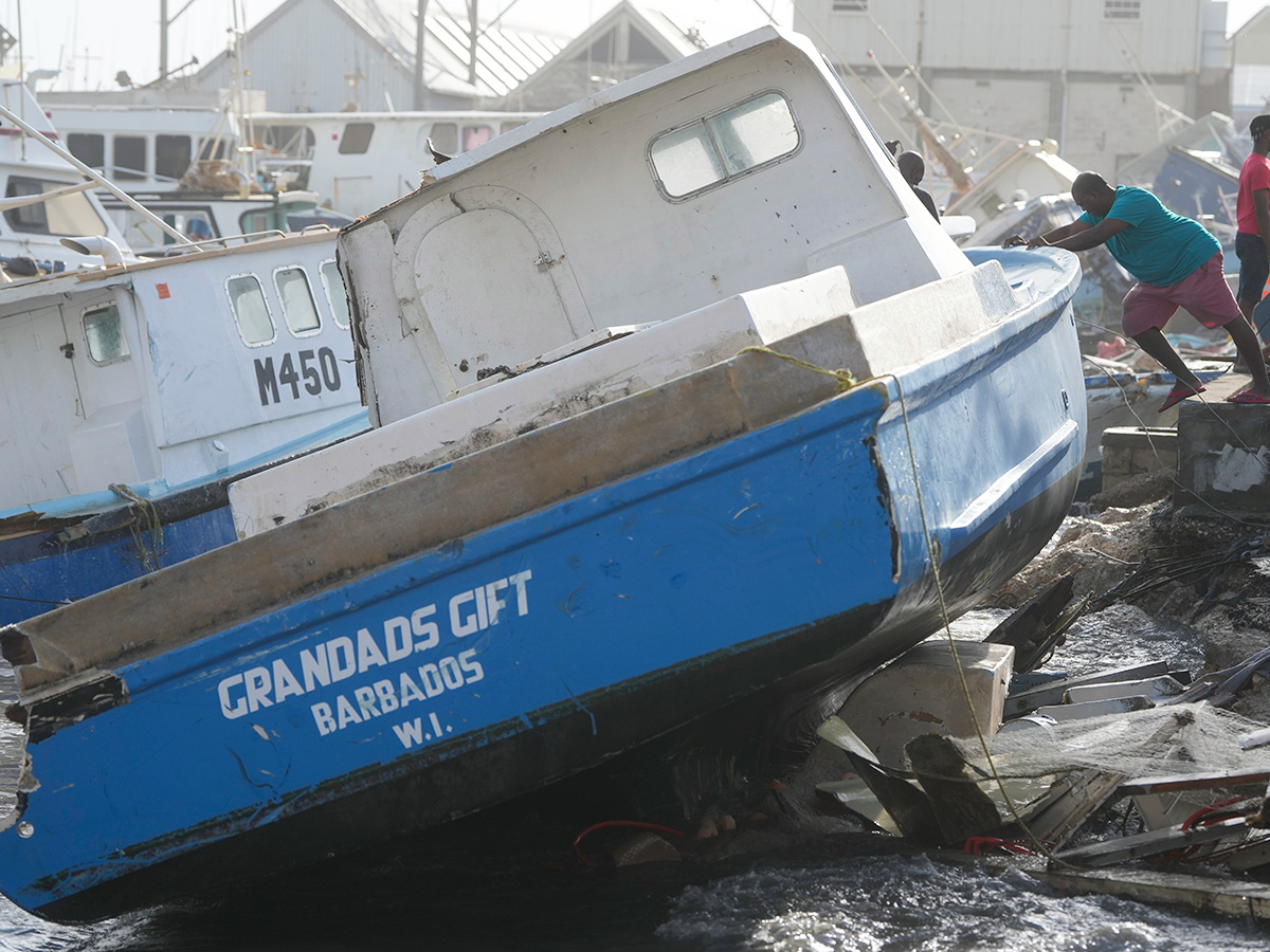 Hurricane Beryl passed through Oistins in Barbados: Photos8