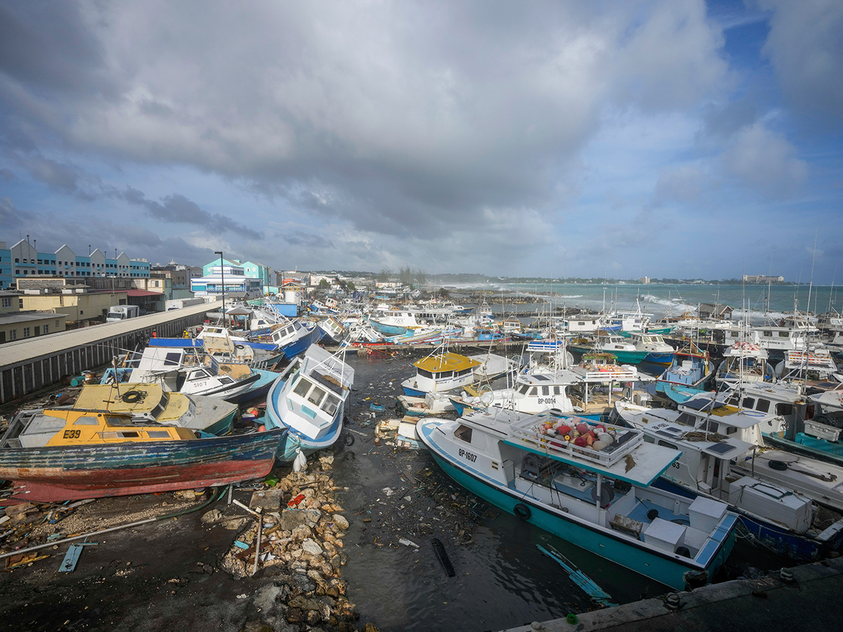 Hurricane Beryl passed through Oistins in Barbados: Photos9