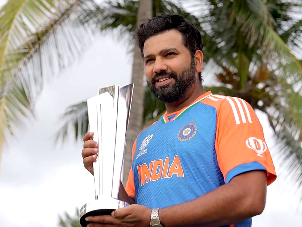 Rohit Sharma Photoshoot With T20 World Cup Trophy At A Beach15