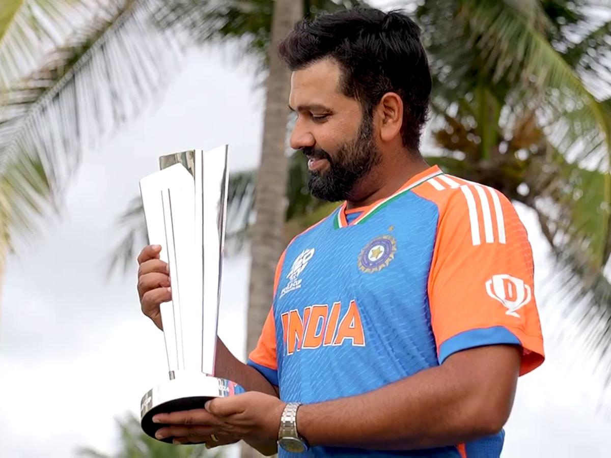 Rohit Sharma Photoshoot With T20 World Cup Trophy At A Beach22