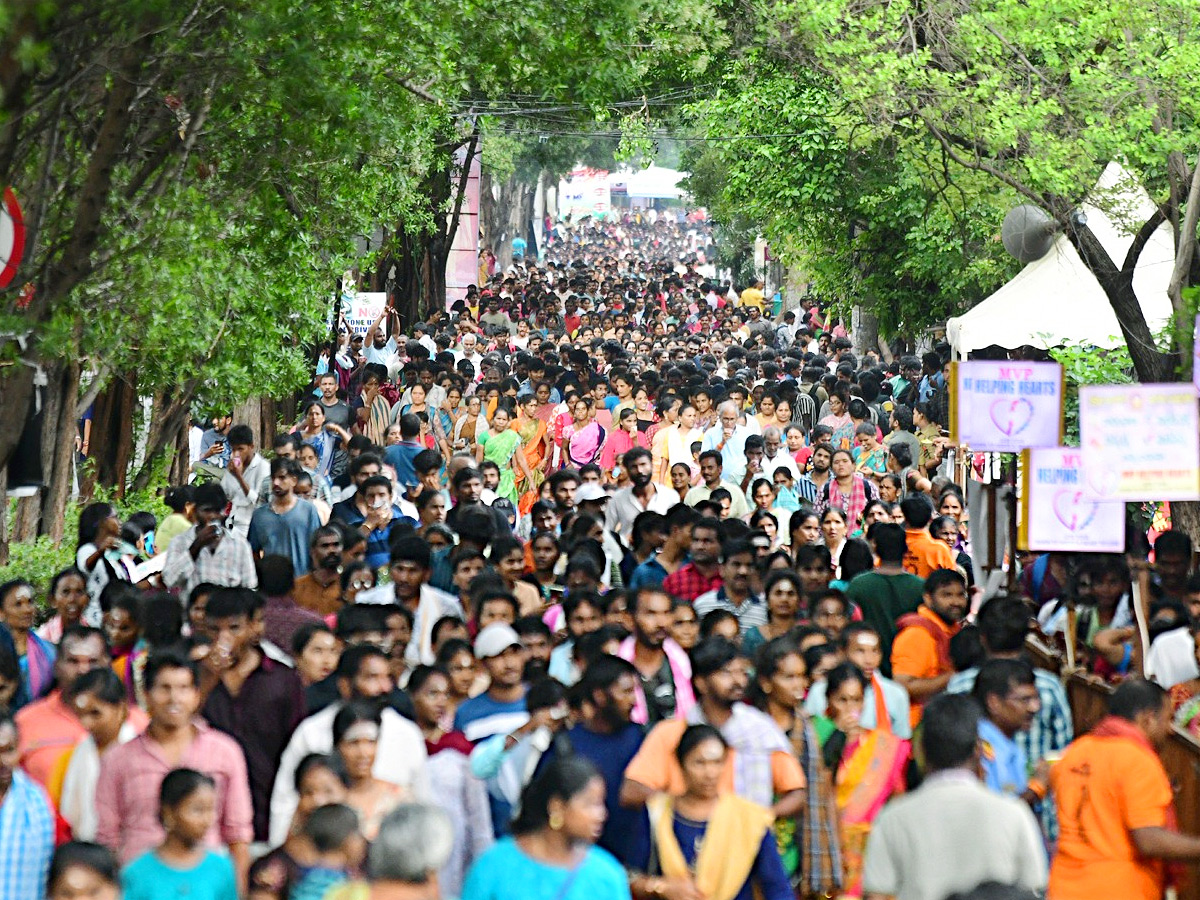 Heavy Devotees At Simhachalam Giri Pradakshina Photos15