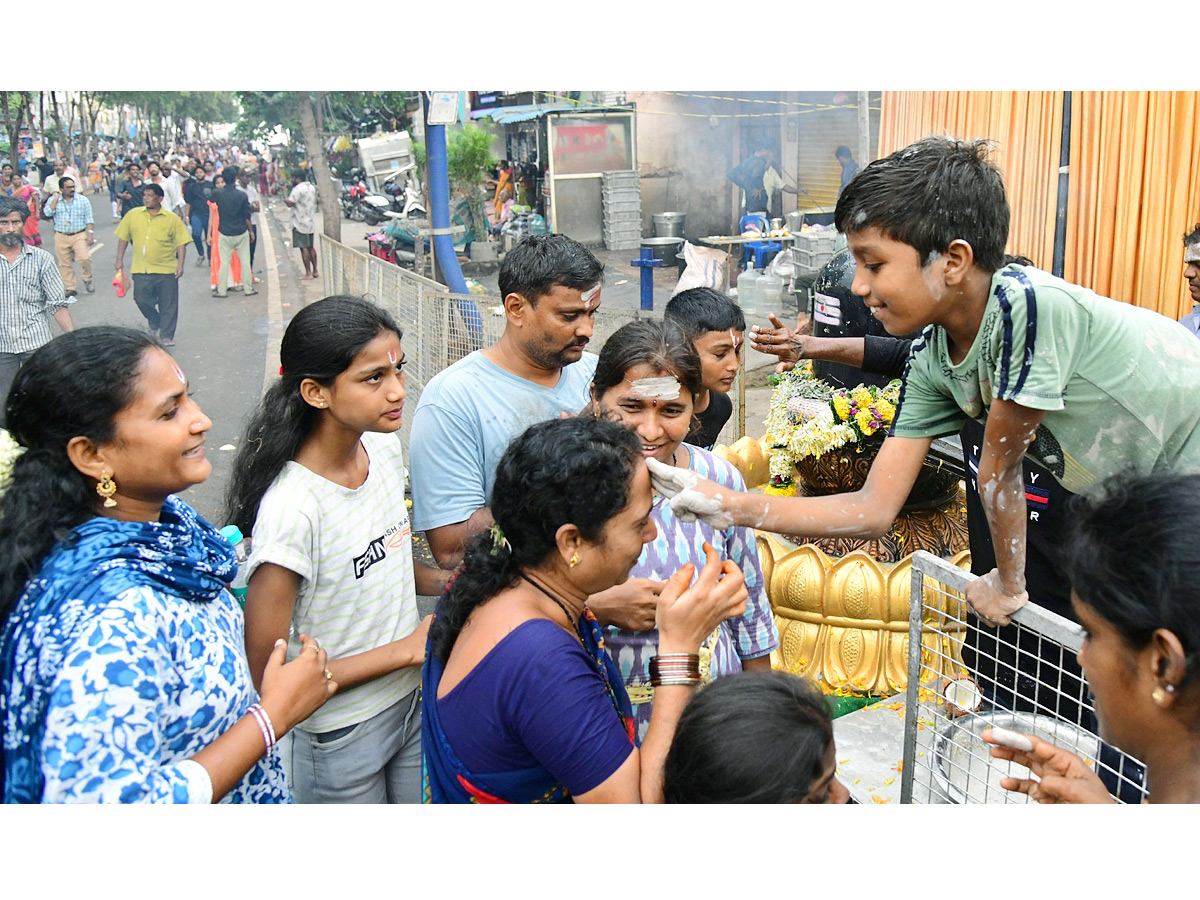 Heavy Devotees At Simhachalam Giri Pradakshina Photos17