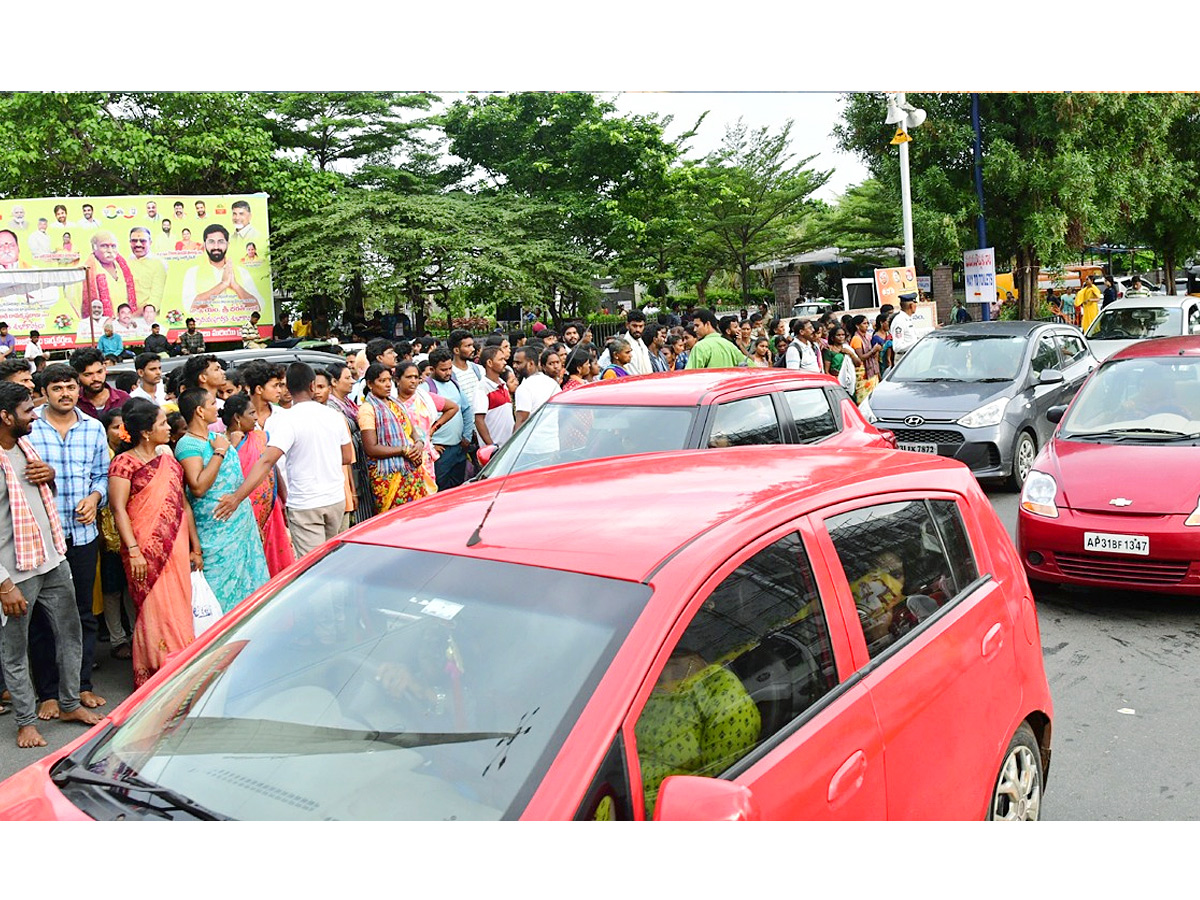 Heavy Devotees At Simhachalam Giri Pradakshina Photos19