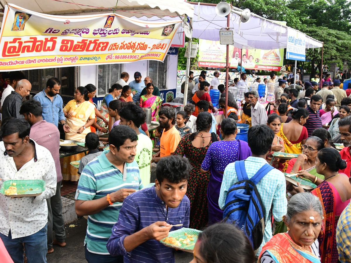 Heavy Devotees At Simhachalam Giri Pradakshina Photos24