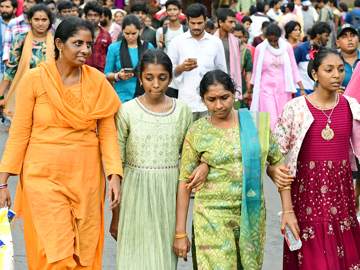 Heavy Devotees At Simhachalam Giri Pradakshina Photos25