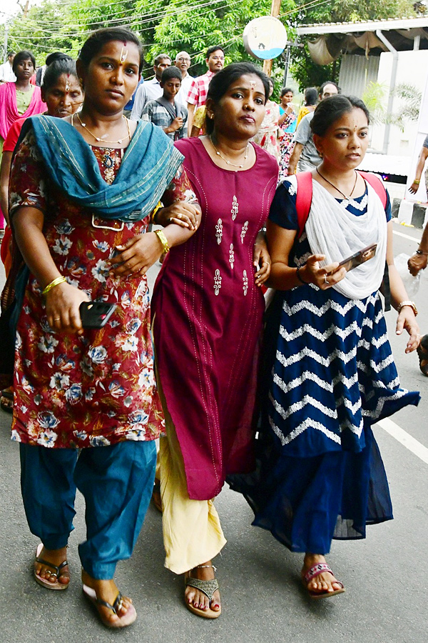 Heavy Devotees At Simhachalam Giri Pradakshina Photos27