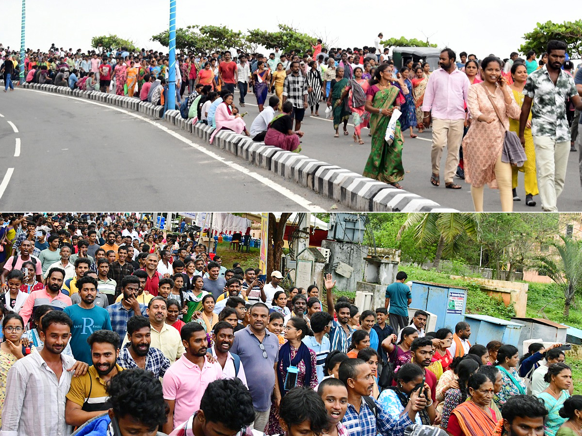 Heavy Devotees At Simhachalam Giri Pradakshina Photos29