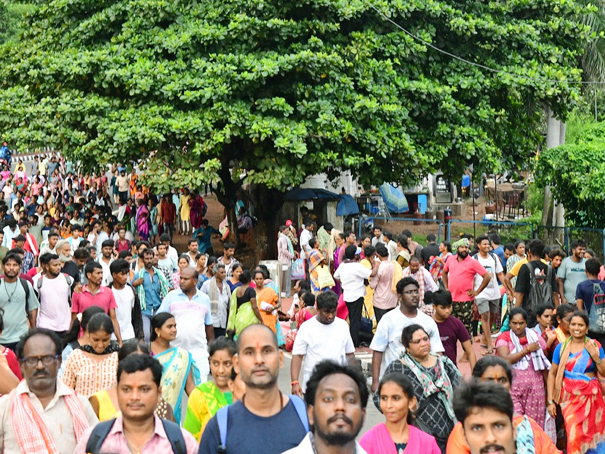 Heavy Devotees At Simhachalam Giri Pradakshina Photos30