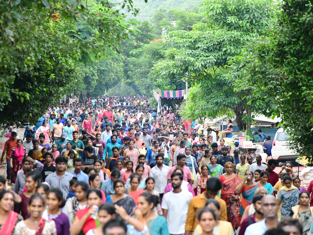 Heavy Devotees At Simhachalam Giri Pradakshina Photos31