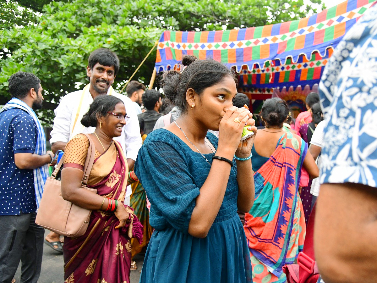 Heavy Devotees At Simhachalam Giri Pradakshina Photos32