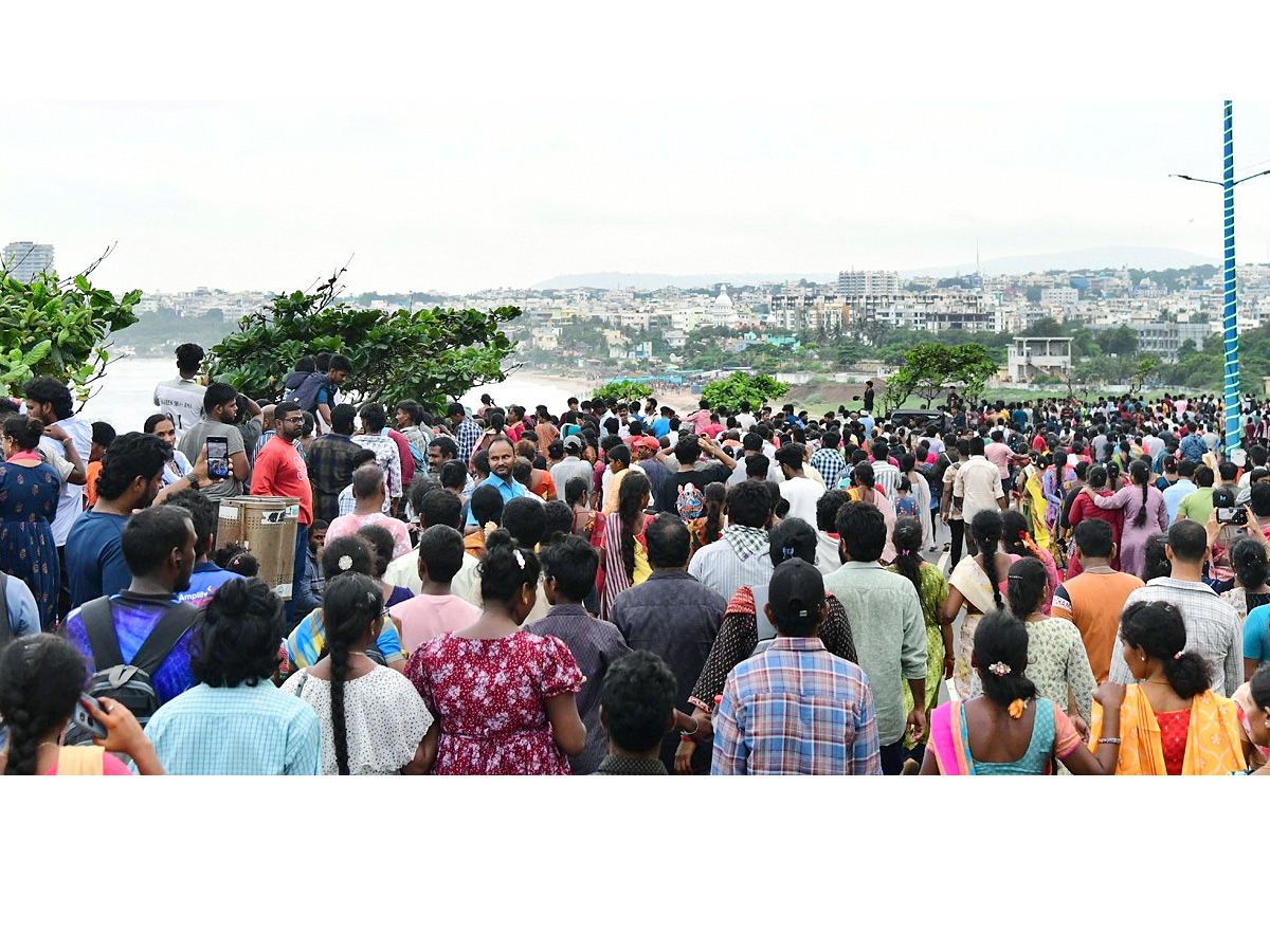 Heavy Devotees At Simhachalam Giri Pradakshina Photos33